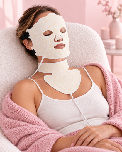 RxPro® Silicone LED Face, Neck & Chest Light Therapy Décolletage Mask